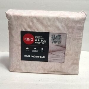 Karl Lagerfeld King Sheet Set